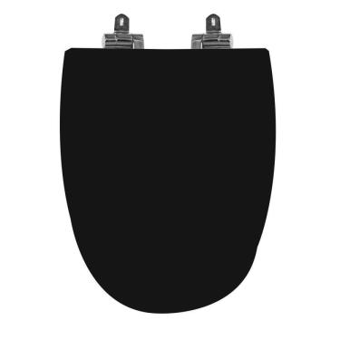 Imagem de Assento Sanitário Poliéster para Louça Monte Carlo/venice deca/belize Slow Close Cromado Ébano