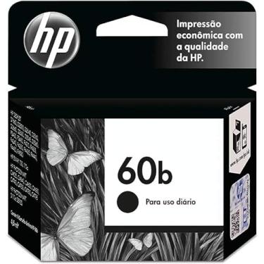 Imagem de Cartucho HP 60b Preto Original (CC636WB) Para HP Deskjet F4480, F4580, D1660, Photosmart D110a, C4780, ENVY D410a