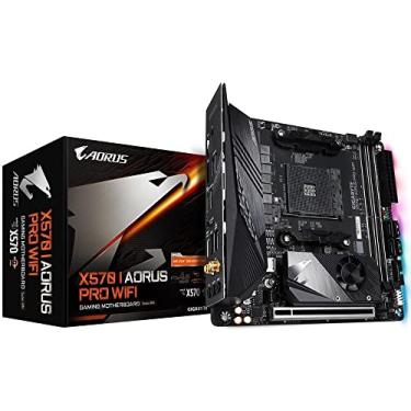 Imagem de GIGABYTE X570 I AORUS Pro Wi-Fi (AMD Ryzen 3000/X570/Mini-Itx/PCIe4.0/DDR4/USB 3.1/Realtek ALC1220-Vb/DisplayPort 1.4/2xHDMI 2.0B/RGB Fusion 2.0/placa-mãe para jogos)