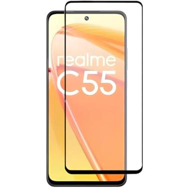 Imagem de Película de Vidro Temperado 3D Para Realme C55 Tela De 6,72 Polegadas - (Bluepink)