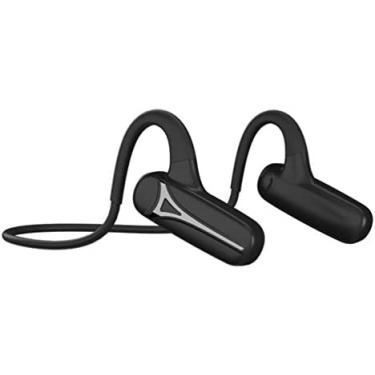 Imagem de Fones de ouvido de condução óssea Bluetooth, verdadeiros fones de ouvido sem fio com microfone, som estéreo de graves profundos, para corrida, direção, ciclismo, esportes, fitness