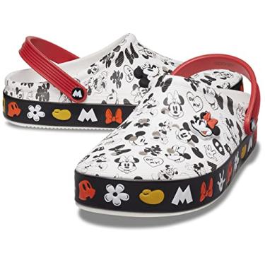 Imagem de Crocs Tamanco feminino unissex Mickey Off Court, Branco, 41