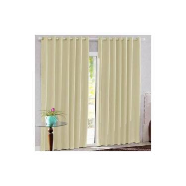 Imagem de Cortina Bella Janela 300x230 cm Tecido Corta Luz Marfim