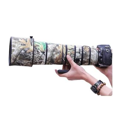 Imagem de CHASING BIRDS Revestimento de lente impermeável camuflado para Nikon AF-S 180-400 mm F4 E TC1.4 FL ED VR Capa protetora de lente à prova de chuva (camuflagem de árvore amarela, com TC de 1,4 X (TC-14E