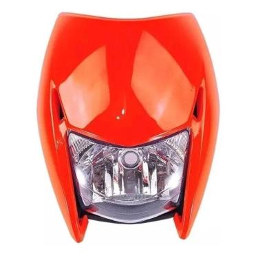 Imagem de Frente Farol Carenagem Frontal Vermelho Nxr Bros 2009 A 2013