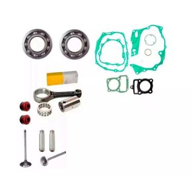 Imagem de Kit Biela, Valvula Juntas Rolamentos Cg/ Today Titan 125 99 - NACHI