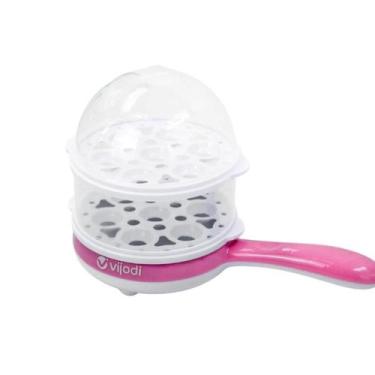 Imagem de Mini Panela Elétrica Multifuncional Grelha E Cozinha À Vapor - Nova Vo