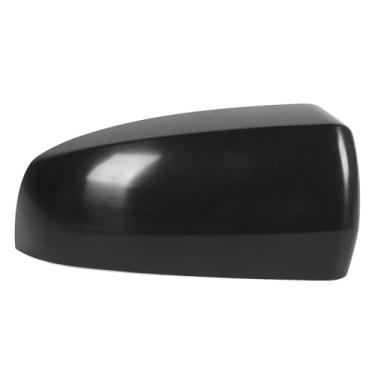 Imagem de Capa de espelho lateral preta sem pintura e resistente a arranhões, serve para X5 E70 2007-2013, tampa do espelho retrovisor, ideal para porta lateral e retrovisor (direita 51167180726)