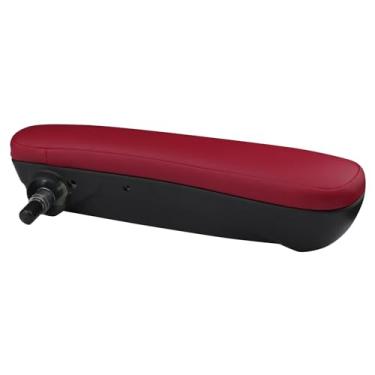 Imagem de omoZone Apoio de braço do assento do passageiro dianteiro direito descanso de braço ajustável vermelho compatível com Fiat 500 2016-2019 substitui 6BV48KRLAA