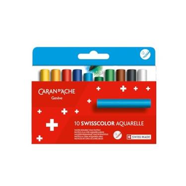 Imagem de Caran d'Ache Swisscolor 7502.810 Cera pastel, 10 unidades