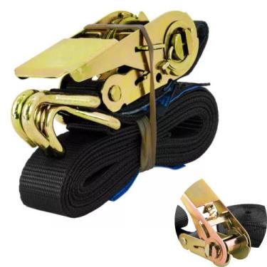 Imagem de Kit Cinta Mais Catraca Com Amarração De Carga 400kg Bagagem Carros Mot