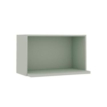 Imagem de Nicho Aéreo p/ Microondas 70cm Armário MDF Cozinha Modulada - GenialFl