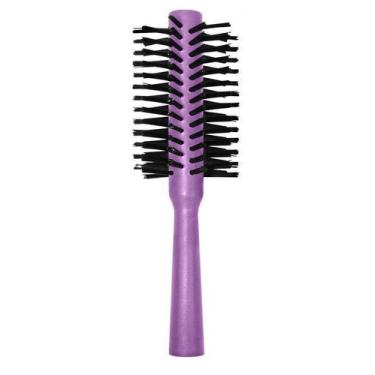 Imagem de Escova de Cabelo Redonda Pequena Cabo Plástico - Santa Clara, Lilás (4