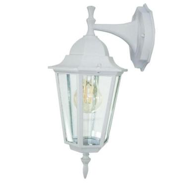 Imagem de Arandela Colonial em alumínio vintage E27 retro - branca st204pb - Sta