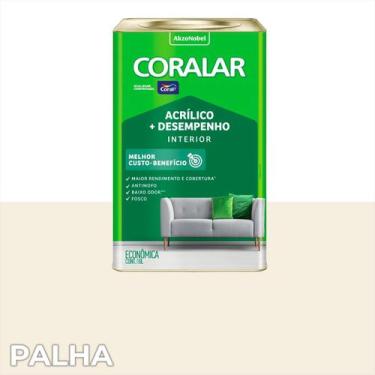 Imagem de Tinta Látex Coralar Anti Mofo Parede 18 Litros, Palha