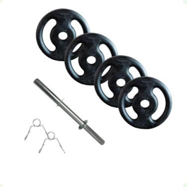 Imagem de Halter/Dumbell 12 Kg com Presilhas - BOX INGÁ