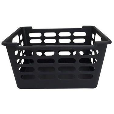 Imagem de Cesto Multiuso Atenas Pequeno 25x15,5x29,5 Preto 25464 Arqplast