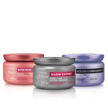 Imagem de Combo Siàge Cronograma Capilar para Crescimento do Cabelo  (3 itens)