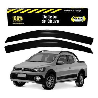 Imagem de Jogo Calha Defletor Chuva Saveiro Cross G6 1.6 2013 A 2016 - Ecoflex