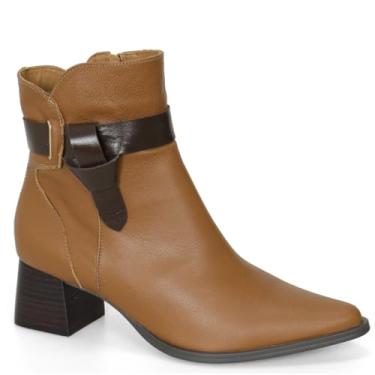 Imagem de Dina Mirtz, Bota Salto 5 cm com Laço Dina Mirtz Tamanho:38;cor:Linhaça