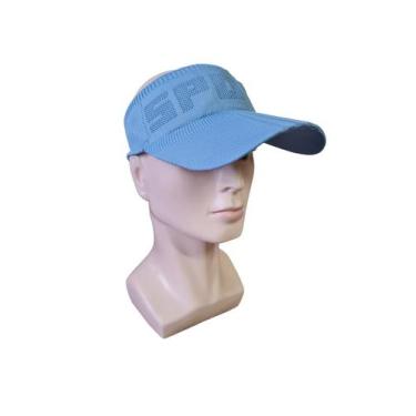 Imagem de Boné Viseira Azul Esportiva com aba grande unisex - Lynx produções