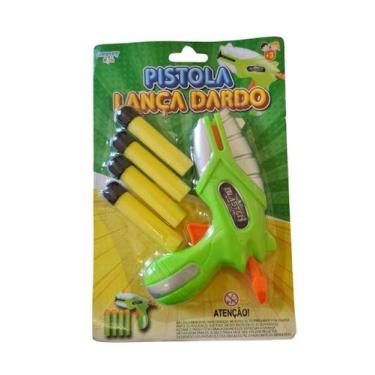 Imagem de Brinquedo Infantil Arminha Lança Dardo c/ 4 pinos Sortido - Company ki