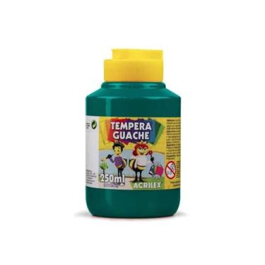 Imagem de Tinta Tempera Guache Cores Pote De 250ML Escolar Un Acrilex - Papelari