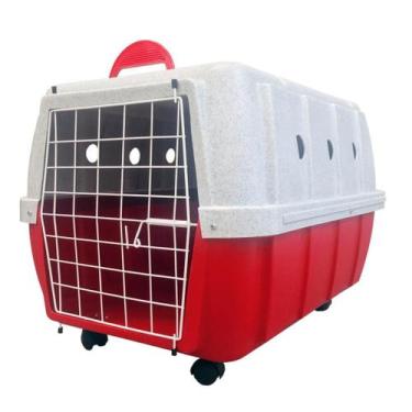 Imagem de Caixa De Transporte para Cães e Gatos Com Roda Clicknew Nº3