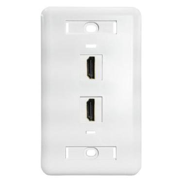 Imagem de Espelho de parede com 2 saídas Hdmi - Win Cabos