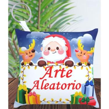 Imagem de 50 Almochaveiros Natal Arte frente e verso - Alpha Sublimação
