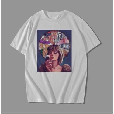 Imagem de Camisa Unissex Taylor Swift Cantora Tour Show Novidade - SEMPRENALUTA,