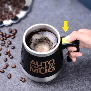 Imagem de Caneca Térmica Com Mixer Elétrica Com Tampa Mistura Tudo - stuff