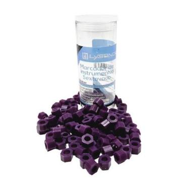 Imagem de Marcador de instrumentais sextavado c/ 100 unidades Lysanda, Roxo