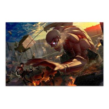 Imagem de Quebra Cabeça Personalizado Attack On Titans 48 Peças - Pomp's Geek