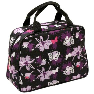 Imagem de Necessaire estampa flowers ls nc6179 - LS Bolsas