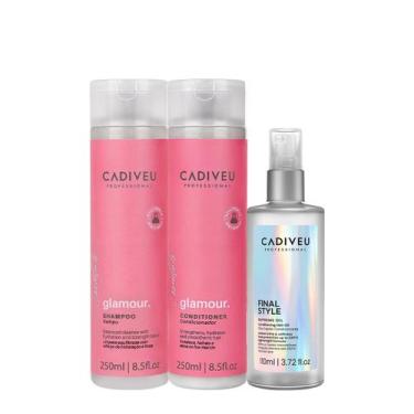 Imagem de Kit Cadiveu Professional Glamour Duo e Final Style Oil G (3 produtos)