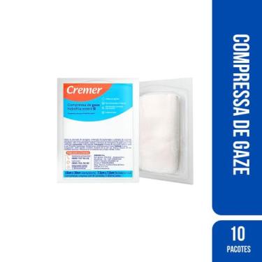 Imagem de Compressa de Gaze 7,5X7,5 Estéril 11F (10 Pacotes) - Cremer