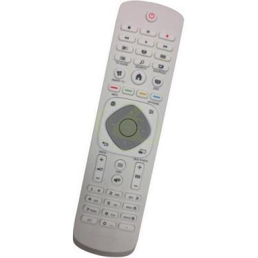 Imagem de Controle branco p/ tv philips 42pfg6809 47pfg5909 47pfg6519 47pfg6809 