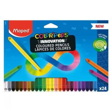 Imagem de Lápis de Cor Infinity Colorpeps 24 cores MAPED