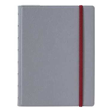 Imagem de Filofax Coleção Contemporânea, Caderno Recarregável, Tamanho A5, Pautado 112, Páginas Reposicionáveis, 56 Folhas, Grafite (B115123U)