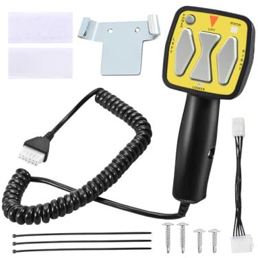 Imagem de TOVEN-RV Substituição do controlador portátil Snowplow para Meyer Diamond 22154 22690, SAM 1306901 Arados de lâmina reta Controlador manual de plugue de 6 pinos