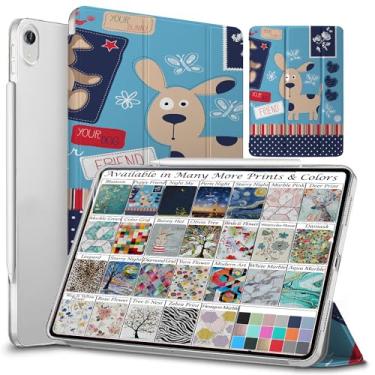 Imagem de DuraSafe Cases Capa traseira transparente para iPad Air 6 2024 27.9 cm Air 5 2022 Air 4 2020 27.7 cm [Air 4th Air 5th 6th 11th ] A2316 A2324 A2325 A2072 A2588 Capa traseira rígida inteligente impressa