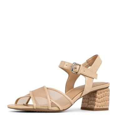 Imagem de Donald Pliner Sandália feminina Joel de malha de nylon com salto, Arena, 36