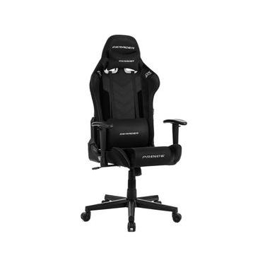 Imagem de Cadeira Gamer Prince DXRacer Giratória e Tecido Hidro Repelente Preta - LPF132BLACK