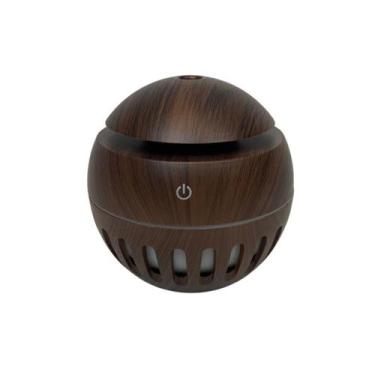 Imagem de Umidificador USB Bolinha LED 7 Cores Ultrassônico 130ml - Shopmix