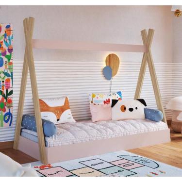Imagem de Cama de Solteiro Infantil Cabana CCM003 Sem Colchão Linha Infanto Comp
