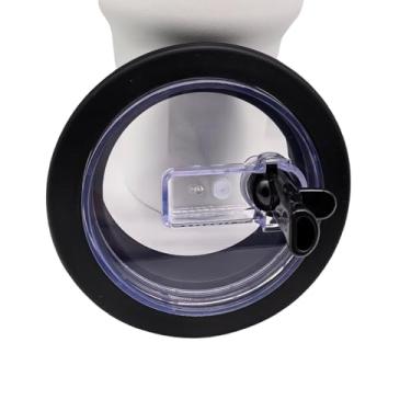 Imagem de TINGAU Tampas de canudo flip de 1,134 g para substituição Stanley Cup, tampas de silicone à prova de vazamento com copo Stanley, tampa de copo à prova de respingos com canudo para acessórios Stanley