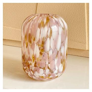 Imagem de Vaso Coração adorável ponto quente conjunto de flores de vidro arranjo de flores decoração de mesa Vaso de flores(Grande)