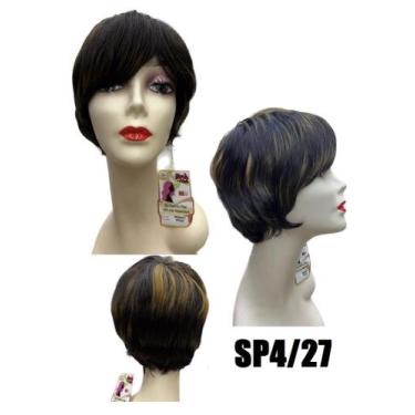Imagem de Peruca Curta Pixie Preta Sem Franja Uso Diário - GM Hair, [SP4/27]
