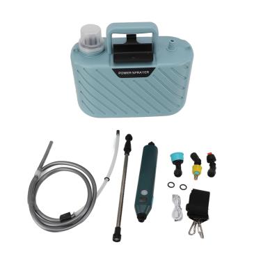 Imagem de Pulverizador elétrico GRCFUMO, pulverizador de mochila portátil com bico ajustável e cinta shoudler, pulverizador elétrico recarregável para jardim de jardim de jardim (Azul)